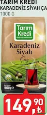 TARIM KREDİ KARADENİZ SİYAH ÇAY 1000 G TARIM KREDİ KARADENİZ SİYAH ÇAY 1000 G